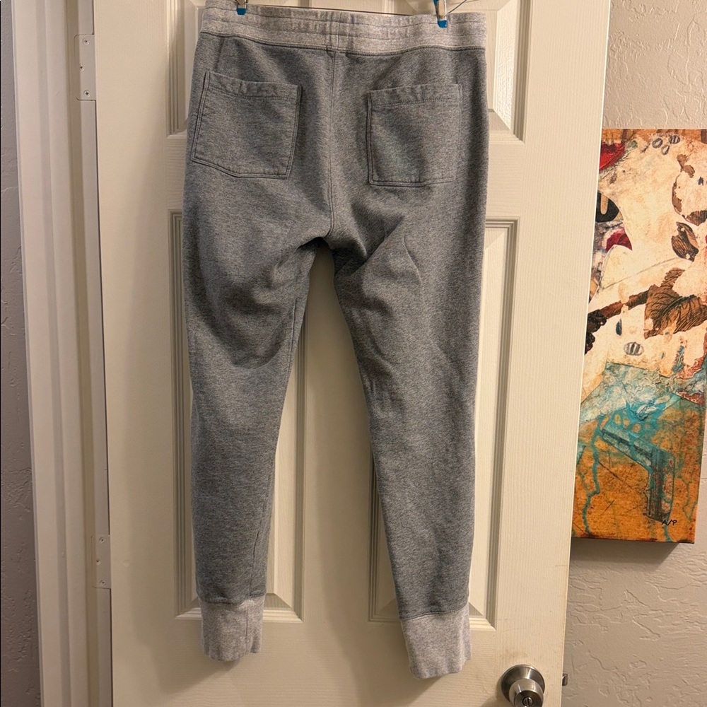 J. Crew Gray Heathered Drawstring Jogger Pants M - Picture 3 of 7